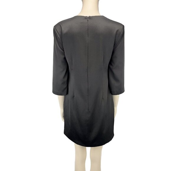 ELLIATT‎ REVOLVE V Neck Tailored Clean Workwear Formal Little Black Dress s S - Picture 4 of 7